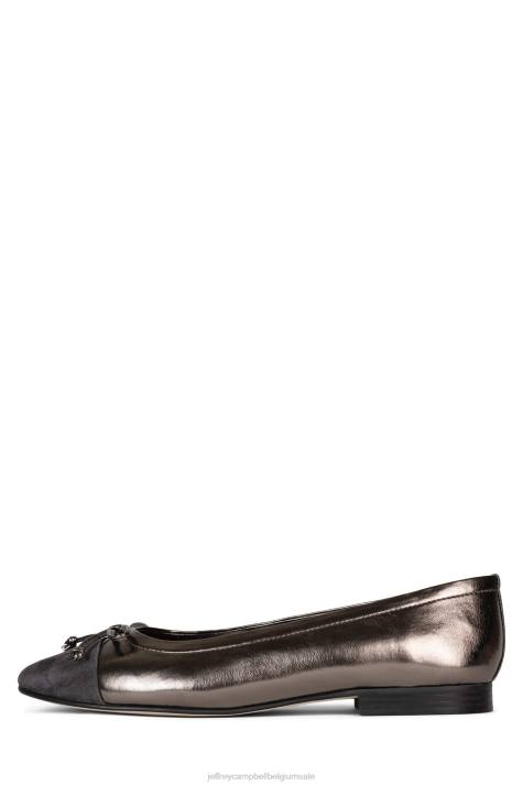 vrouwen Jeffrey Campbell arabesk tinnen combinatie V2LZ195 ballerina's