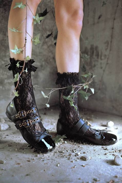 vrouwen Jeffrey Campbell ballistisch zwart multi goud V2LZ202 ballerina's