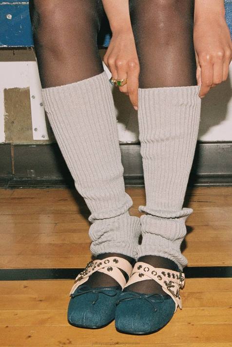 vrouwen Jeffrey Campbell choreo blauw spijkerstof naturel V2LZ211 ballerina's