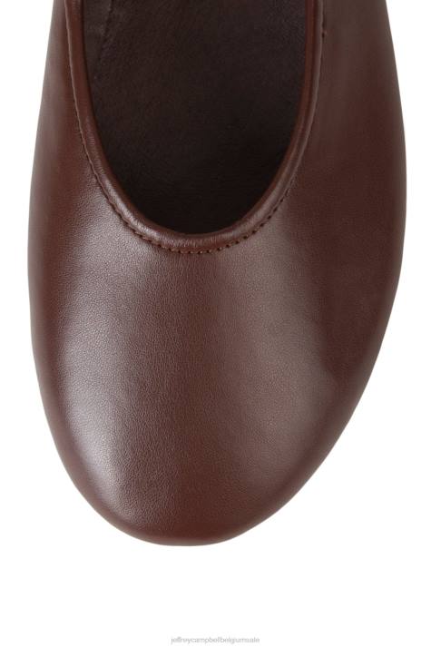 vrouwen Jeffrey Campbell danserina bruin V2LZ55 ballerina's