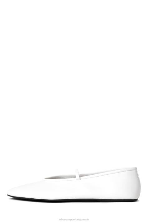 vrouwen Jeffrey Campbell danserina wit V2LZ54 ballerina's