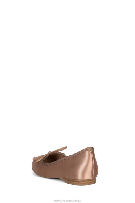vrouwen Jeffrey Campbell tutu donker natuurlijk satijn V2LZ45 ballerina's