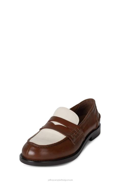 vrouwen Jeffrey Campbell collega lichtbruin V2LZ1771 instapper & oxford