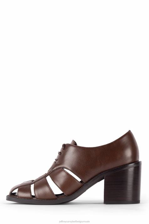 vrouwen Jeffrey Campbell jaxx bruin V2LZ1781 instapper & oxford
