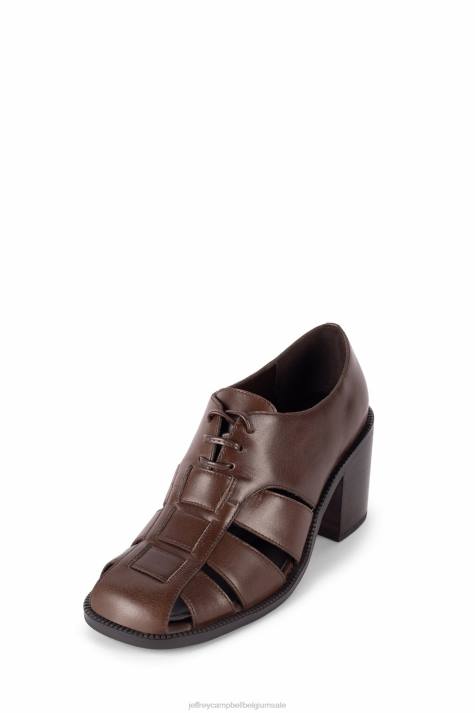 vrouwen Jeffrey Campbell jaxx bruin V2LZ1781 instapper & oxford