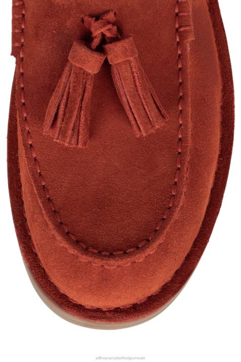 vrouwen Jeffrey Campbell werk thuis oranje suède V2LZ1765 instapper & oxford