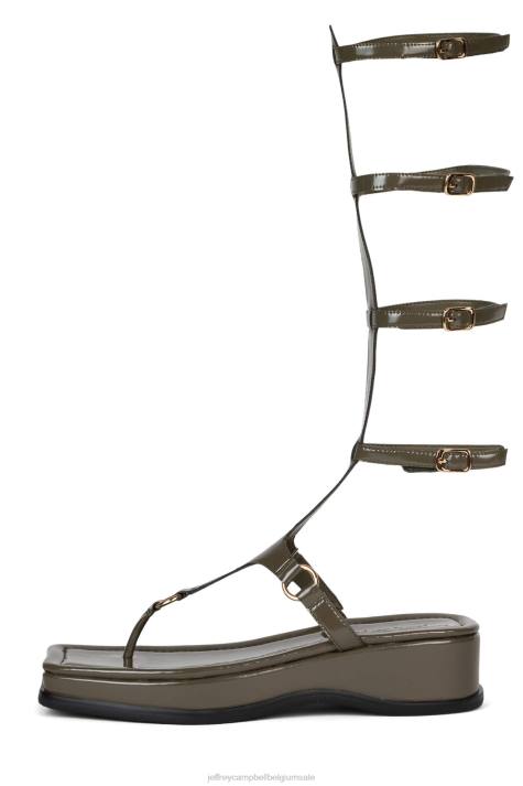 vrouwen Jeffrey Campbell acacia groene doos V2LZ228 sandalen
