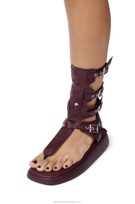 vrouwen Jeffrey Campbell amozonia wijn V2LZ238 sandalen