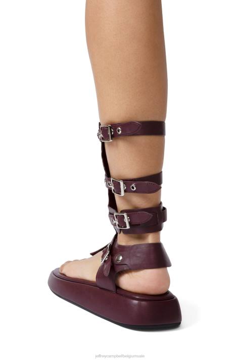 vrouwen Jeffrey Campbell amozonia wijn V2LZ238 sandalen