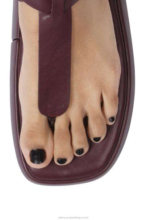 vrouwen Jeffrey Campbell amozonia wijn V2LZ238 sandalen