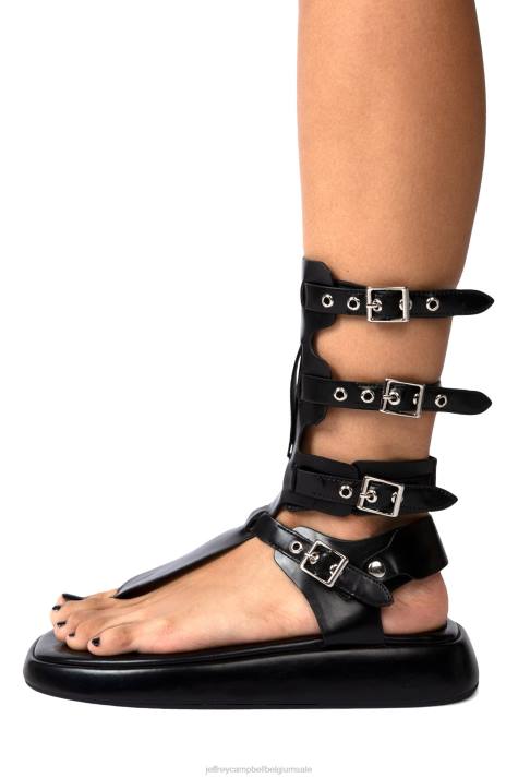 vrouwen Jeffrey Campbell amozonia zwart V2LZ239 sandalen