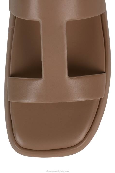 vrouwen Jeffrey Campbell bol donker naturel V2LZ1754 sandalen