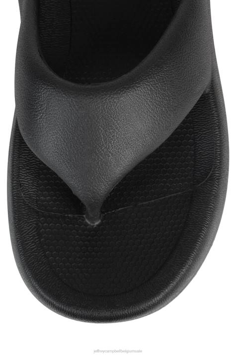 vrouwen Jeffrey Campbell chillaxine zwart V2LZ175 sandalen