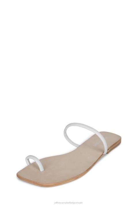 vrouwen Jeffrey Campbell darbey-2 wit V2LZ1756 sandalen