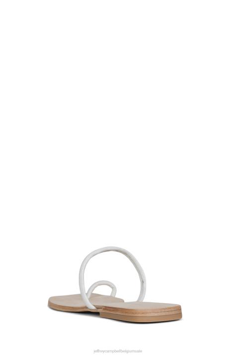 vrouwen Jeffrey Campbell darbey-2 wit V2LZ1756 sandalen