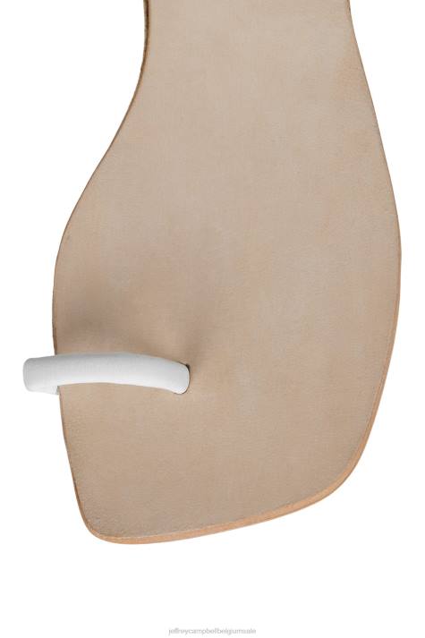 vrouwen Jeffrey Campbell darbey-2 wit V2LZ1756 sandalen