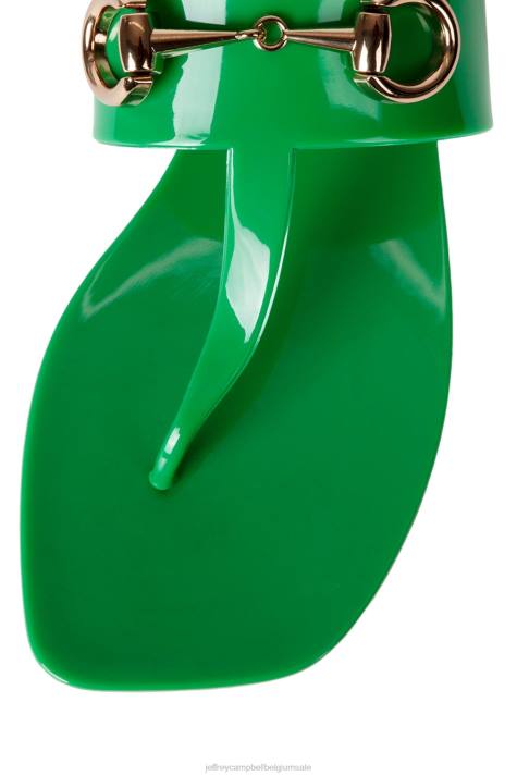 vrouwen Jeffrey Campbell een klein beetje groen glanzend V2LZ137 sandalen