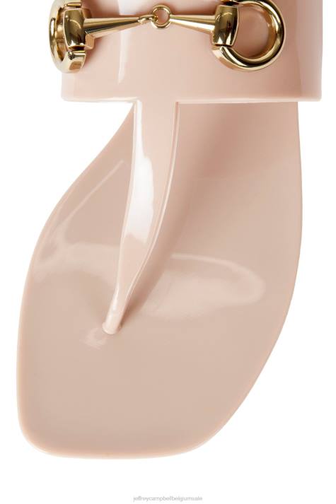 vrouwen Jeffrey Campbell een klein beetje natuurlijk glanzend V2LZ135 sandalen