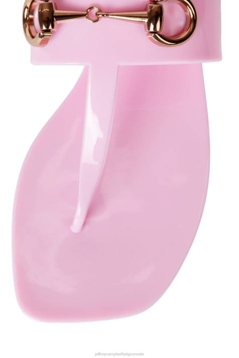 vrouwen Jeffrey Campbell een klein beetje roze glanzend V2LZ133 sandalen