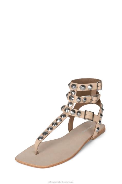 vrouwen Jeffrey Campbell emeline-s natuurlijk zilver V2LZ1757 sandalen