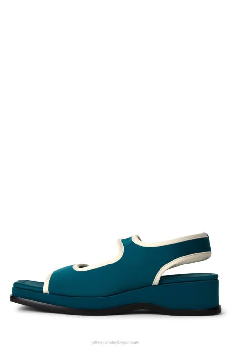 vrouwen Jeffrey Campbell energiek blauw ijsgaas V2LZ29 sandalen