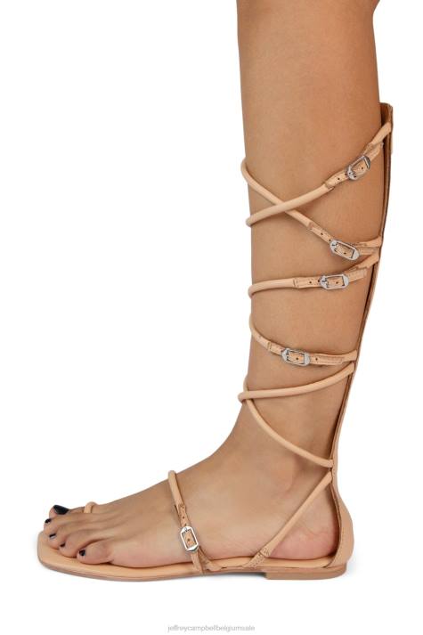 vrouwen Jeffrey Campbell gladia natuurlijk V2LZ120 sandalen