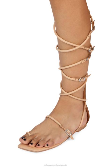vrouwen Jeffrey Campbell gladia natuurlijk V2LZ120 sandalen