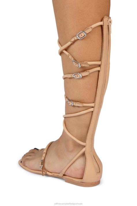 vrouwen Jeffrey Campbell gladia natuurlijk V2LZ120 sandalen