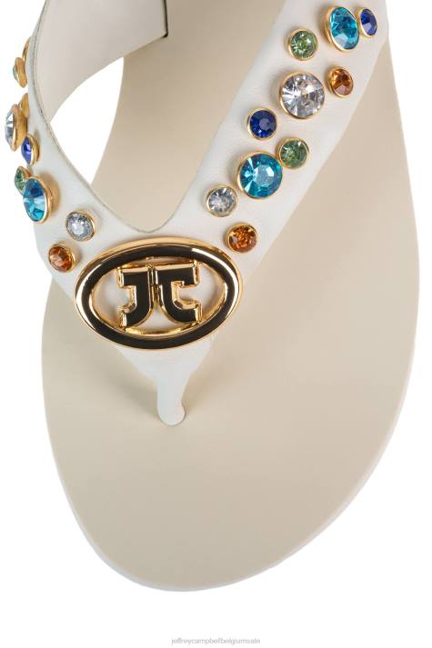 vrouwen Jeffrey Campbell iconen creme multi V2LZ170 sandalen