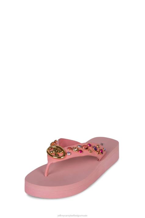 vrouwen Jeffrey Campbell iconen roze multi V2LZ164 sandalen