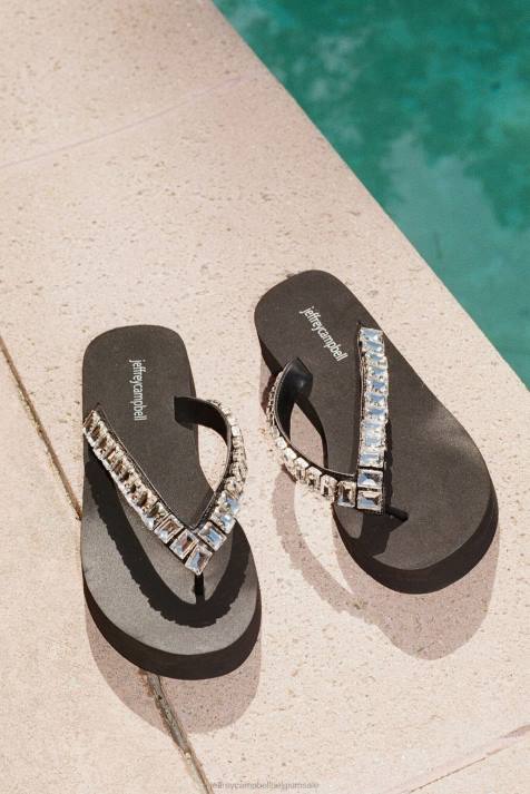 vrouwen Jeffrey Campbell iconische-s zwart duidelijk V2LZ181 sandalen