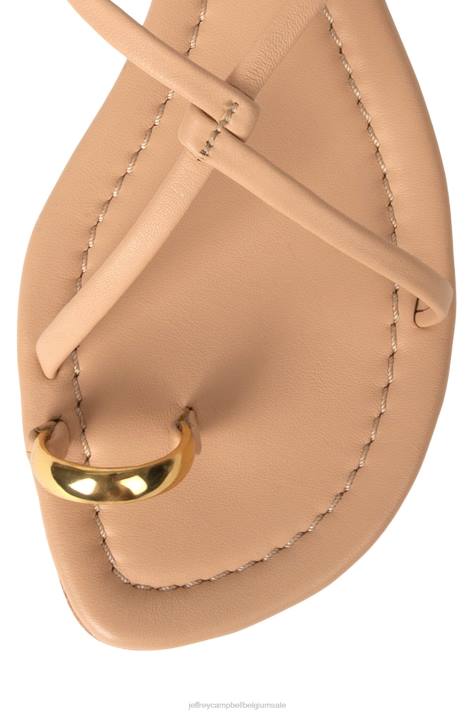 vrouwen Jeffrey Campbell pacifisch beige goud V2LZ100 sandalen