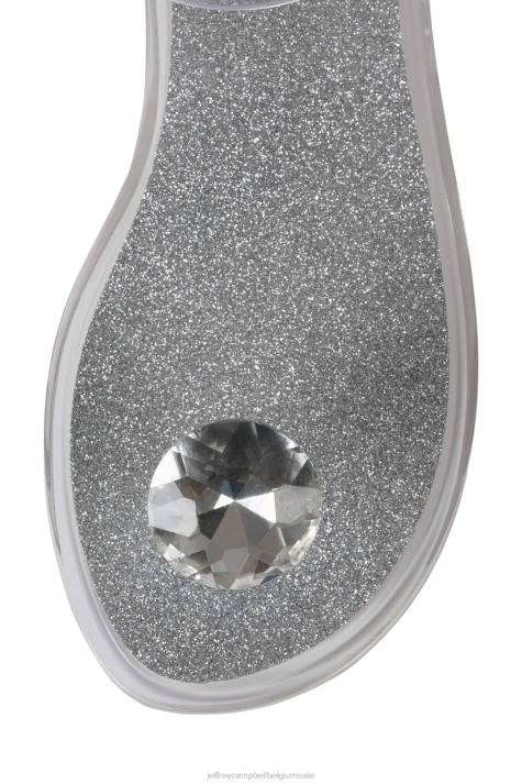 vrouwen Jeffrey Campbell strandgloed zilver V2LZ139 sandalen