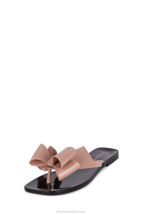 vrouwen Jeffrey Campbell suikerachtig blozen glanzend zwart glanzend V2LZ153 sandalen