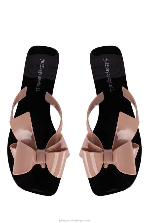 vrouwen Jeffrey Campbell suikerachtig blozen glanzend zwart glanzend V2LZ153 sandalen