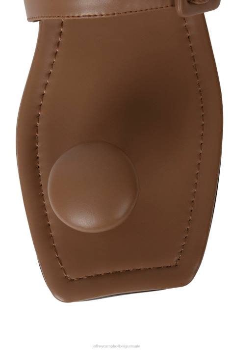 vrouwen Jeffrey Campbell vanderbilt lichtbruin V2LZ27 sandalen