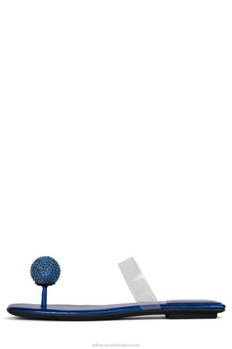 vrouwen Jeffrey Campbell verfijnd blauw helder V2LZ1745 sandalen