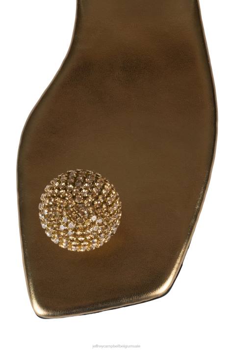 vrouwen Jeffrey Campbell verfijnd goud duidelijk V2LZ1744 sandalen