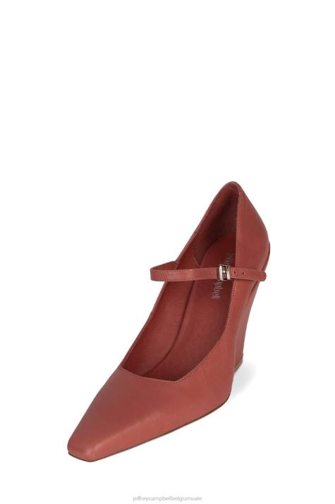 vrouwen Jeffrey Campbell bevrijden donker roze V2LZ1386 hakken pomp