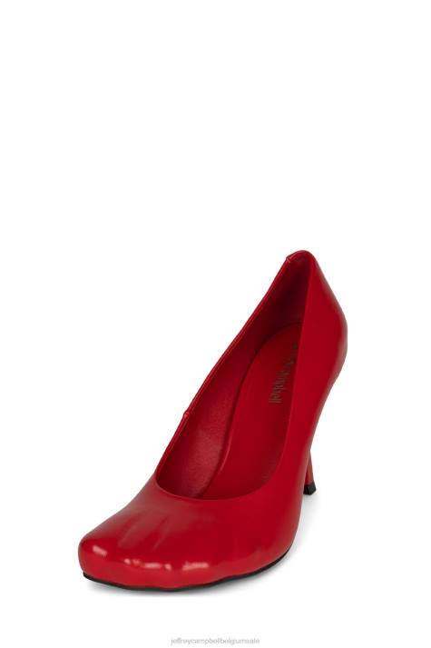 vrouwen Jeffrey Campbell conformeren rood V2LZ1333 hakken pomp