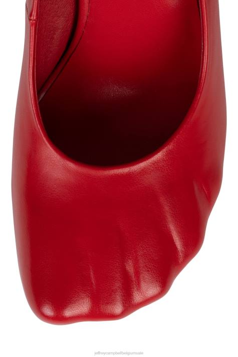vrouwen Jeffrey Campbell conformeren rood V2LZ1333 hakken pomp