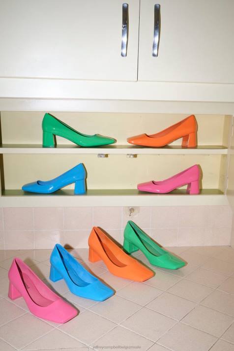 vrouwen Jeffrey Campbell eileen fuchsia patent V2LZ1322 hakken pomp