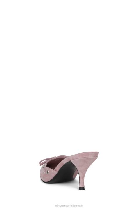 vrouwen Jeffrey Campbell gratis babyroze suède zilver V2LZ1396 hakken pomp