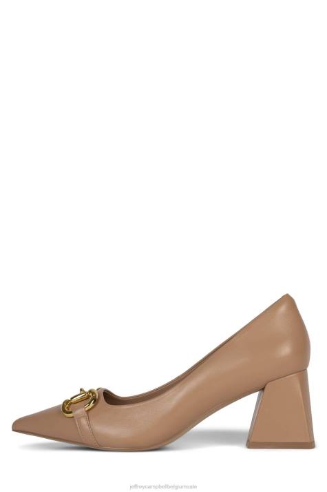 vrouwen Jeffrey Campbell happy hour natuurlijk goud V2LZ49 hakken pomp