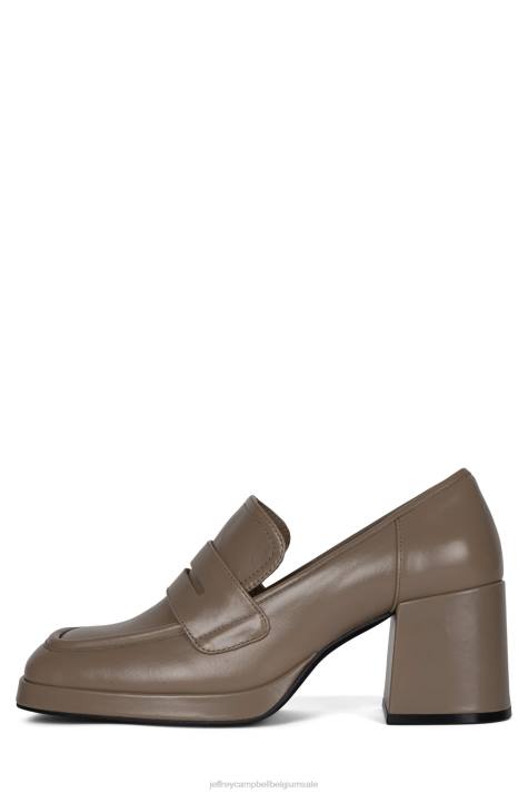 vrouwen Jeffrey Campbell notities maken taupe V2LZ80 hakken pomp