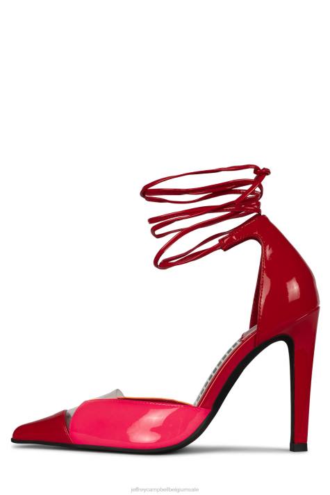 vrouwen Jeffrey Campbell ovio heldere streep multi V2LZ1367 hakken pomp