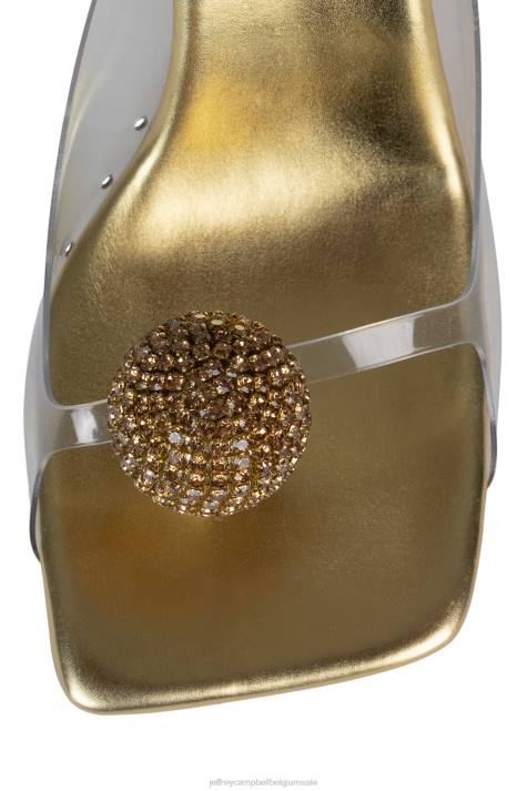 vrouwen Jeffrey Campbell verfijning goud V2LZ1335 hakken pomp