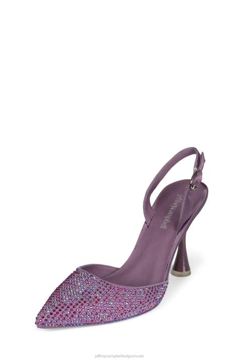 vrouwen Jeffrey Campbell zivote violette combi V2LZ1365 hakken pomp