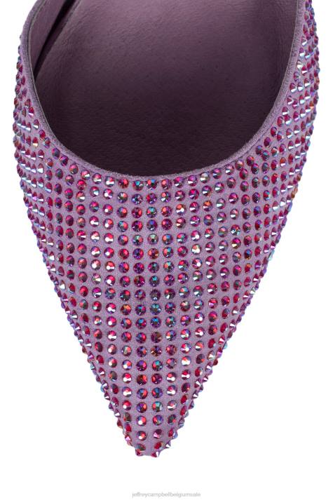 vrouwen Jeffrey Campbell zivote violette combi V2LZ1365 hakken pomp