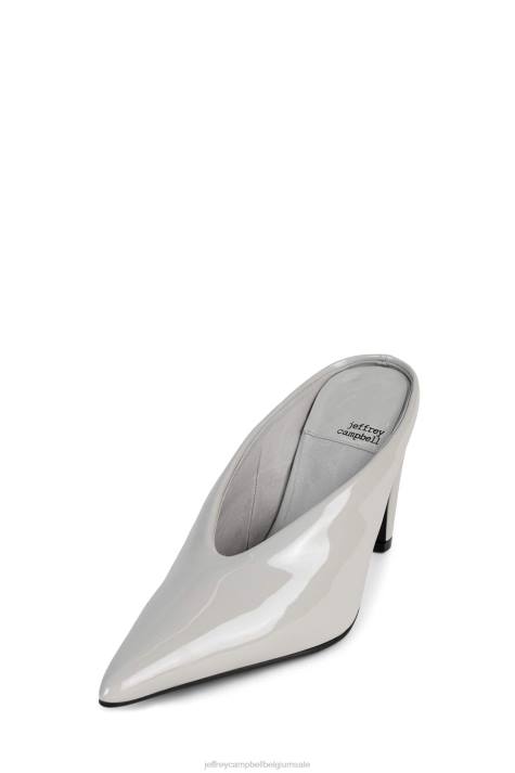 vrouwen Jeffrey Campbell zoemen grijs patent V2LZ125 hakken pomp